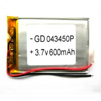 Аккумулятор GD 043450P 600mAh Li-ion 3.7V