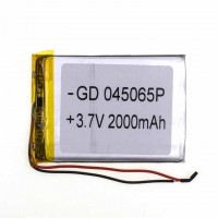 Аккумулятор GD 045065P 2000mAh Li-ion 3.7V