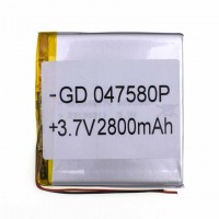 Аккумулятор GD 047580P 2800mAh Li-ion 3.7V