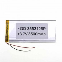 Аккумулятор GD 3553125P 3500mAh Li-ion 3.7V