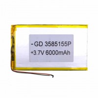 Аккумулятор GD 3585155P 6000mAh Li-ion 3.7V