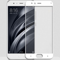 Защитное стекло Full Glue Xiaomi Mi6 white тех.пакет