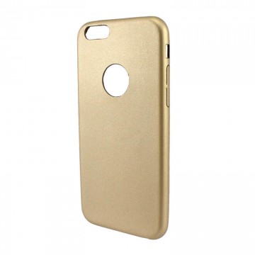 Чехол-накладка кожаный Apple iPhone 6 золотистый в Одессе