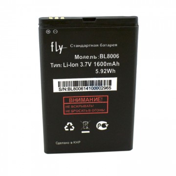 Аккумулятор Fly BL8006 1600 mAh для DS133 AAAA/Original тех.пакет в Одессе