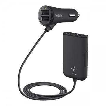 Автомобильное зарядное устройство Belkin Road Rockstar 4USB 7.2A black в Одессе