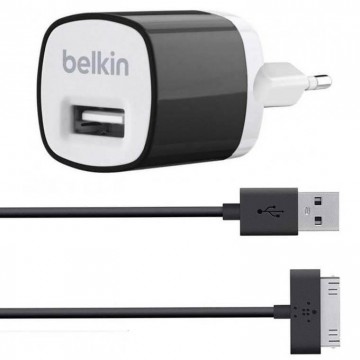 Сетевое зарядное устройство Belkin 2in1 1USB 1.0A Apple 30-pin black в Одессе