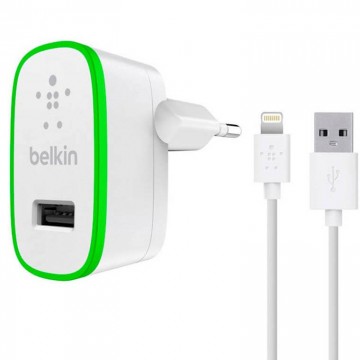 Сетевое зарядное устройство Belkin 2in1 1USB 2.1A Lightning white в Одессе