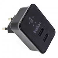 Сетевое зарядное устройство Belkin 2USB 2.1A+1A black