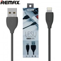 USB кабель Remax Lesu RC-050i lightning 1m черный