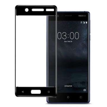 Защитное стекло Full Screen Nokia 5 black тех.пакет в Одессе
