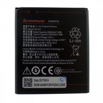 Аккумулятор Lenovo BL253 2000 mAh A1000 AAA класс тех.пакет в Одессе