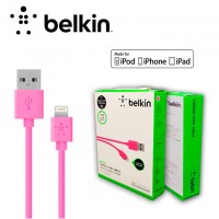 USB кабель Belkin Lightning 1m розовый