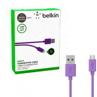 USB кабель Belkin micro-USB 1m фиолетовый