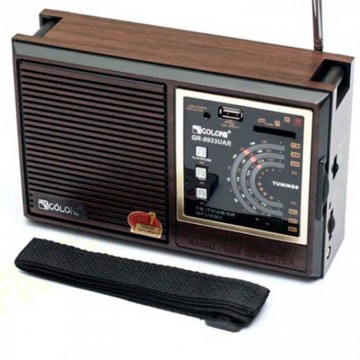 Радиоприемник GOLON RX-9933UAR черно-коричневый в Одессе