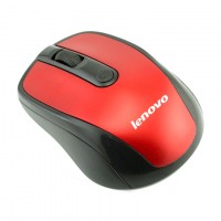 Мышь беспроводная Lenovo 2.4G красная