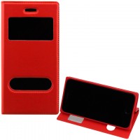 Чехол-книжка Flip Cover с окном Lenovo Vibe Р1 красный