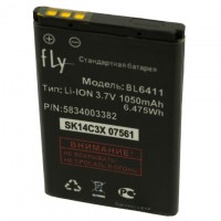 Аккумулятор Fly BL6411 1050 mAh DS104D, DS105, DS107D AAAA/Original тех.пакет