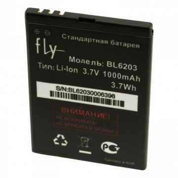 Аккумулятор Fly BL6203 1000 mAh DS120 AAAA/Original тех.пакет в Одессе