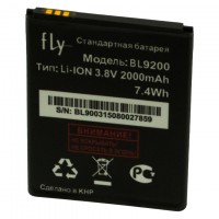 Аккумулятор Fly BL9200 2000 mAh FS504 Cirrus 2 AAAA/Original тех.пакет