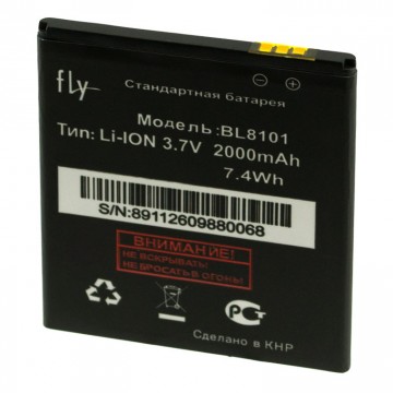 Аккумулятор Fly BL8101 2000 mAh IQ455 Octa Ego Art 2 AAAA/Original тех.пакет в Одессе