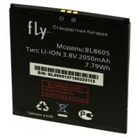 Аккумулятор Fly BL8605 2050 mAh FS502 Cirrus 1 AAAA/Original тех.пакет