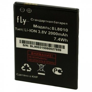 Аккумулятор Fly BL8010 2000 mAh FS501 Nimbus 3 AAAA/Original тех.пакет в Одессе