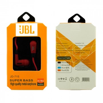 Наушники JBL JD-715 красные в Одессе