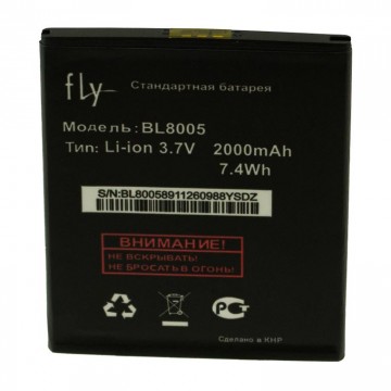 Аккумулятор Fly BL8005 2000 mAh EVO Chiс 4 Quad IQ4512 AAAA/Original тех.пакет в Одессе