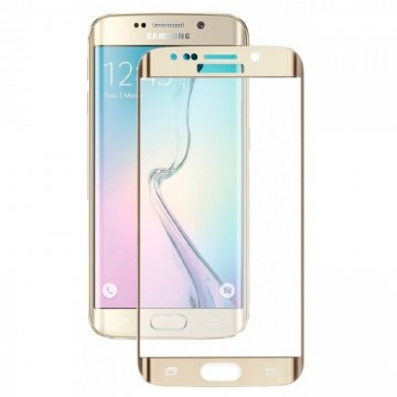 Защитное стекло 3D Samsung S6 Edge G925 gold тех.пакет в Одессе