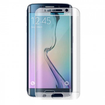 Защитное стекло 3D Samsung S6 Edge G925 прозрачное тех.пакет в Одессе