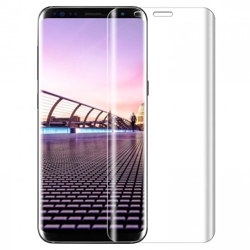 Защитное стекло 3D Samsung S8 Plus G955 прозрачное тех.пакет в Одессе