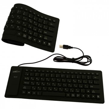 Клавиатура силиконовая Active 86K черная в Одессе