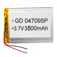 Аккумулятор GD 047095P 3500mAh Li-ion 3.7V