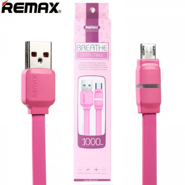 USB кабель Remax Breathe RC-029m micro USB 1m розовый в Одессе