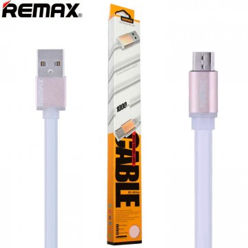 USB кабель Remax Colourful RE-005m micro USB 1m белый в Одессе