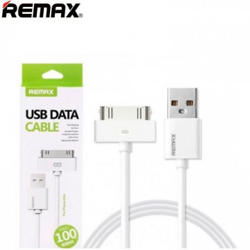 USB кабель Remax Fast RC-007i4 Apple 30pin 1m белый в Одессе