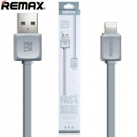 USB кабель Remax Fleet speed RC-008i Lightning 1m серый