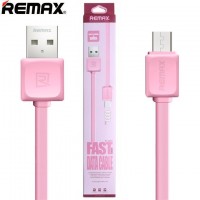 USB кабель Remax Fleet speed RC-008m micro USB 1m розовый