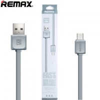 USB кабель Remax Fleet speed RC-008m micro USB 1m серый