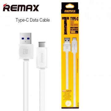 USB кабель Remax Fleet speed RT-C1 Type-C 1m белый в Одессе