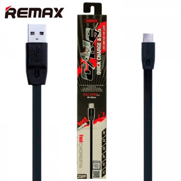 USB кабель Remax FullSpeed RC-001m micro USB 2m черный в Одессе