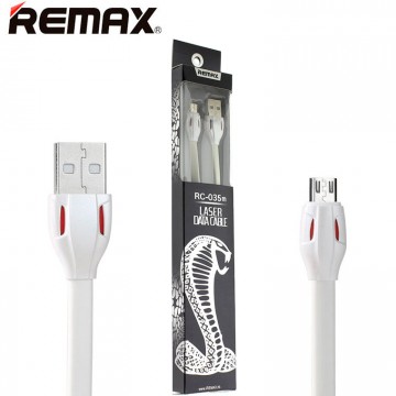 USB кабель Remax Laser RC-035m micro USB 1m белый в Одессе