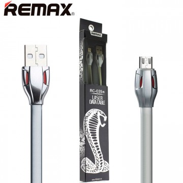 USB кабель Remax Laser RC-035m micro USB 1m серый в Одессе