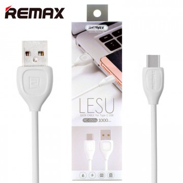 USB кабель Remax Lesu RC-050a Type-C 1m белый в Одессе