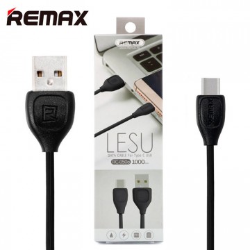 USB кабель Remax Lesu RC-050a Type-C 1m черный в Одессе