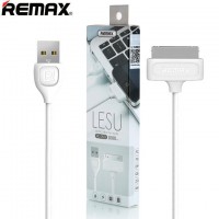 USB кабель Remax Lesu RC-050i4 Apple 30pin 1m белый