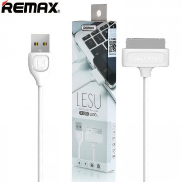 USB кабель Remax Lesu RC-050i4 Apple 30pin 1m белый в Одессе