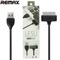 USB кабель Remax Lesu RC-050i4 Apple 30pin 1m черный