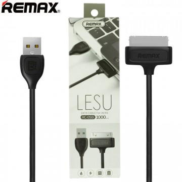 USB кабель Remax Lesu RC-050i4 Apple 30pin 1m черный в Одессе