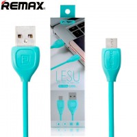 USB кабель Remax Lesu RC-050m micro USB 1m голубой